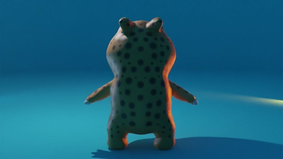 Character - Mino Low-poly 3D model_5