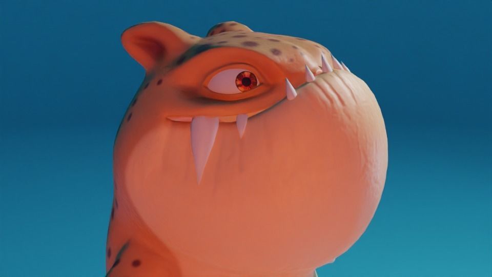 Character - Mino Low-poly 3D model_9