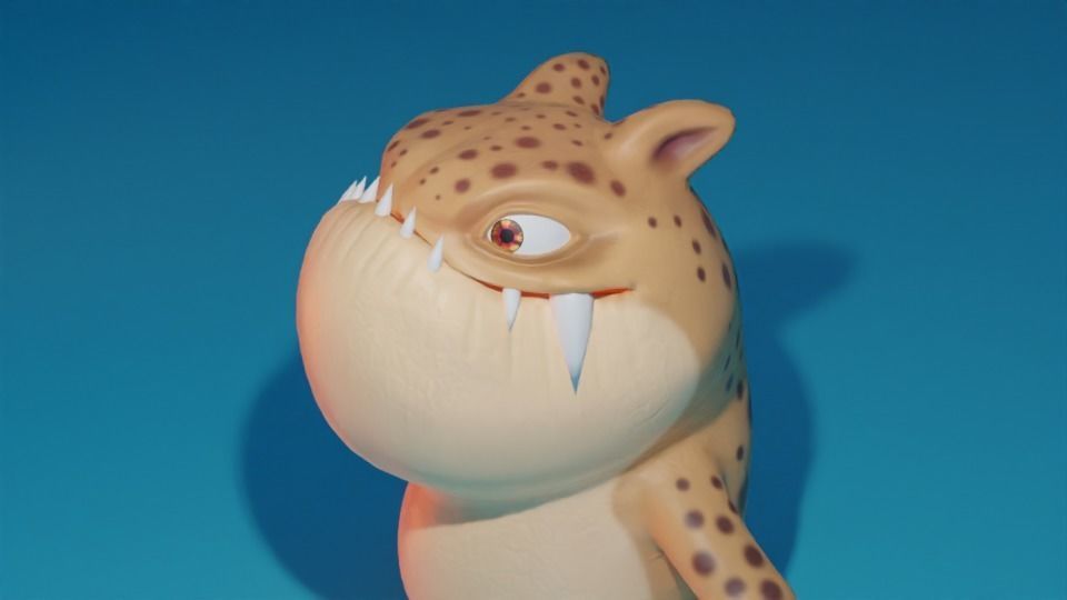 Character - Mino Low-poly 3D model_8