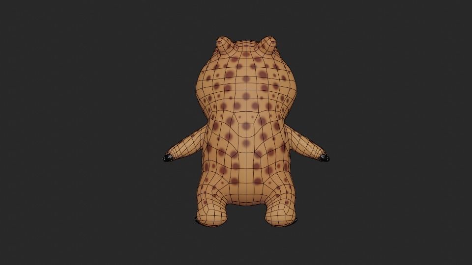 Character - Mino Low-poly 3D model_16