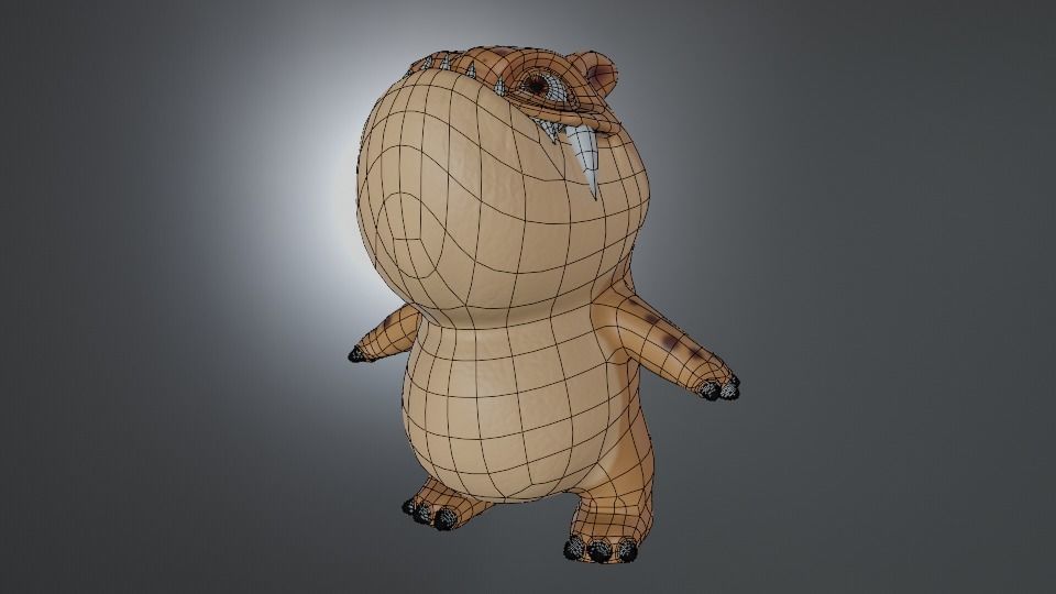 Character - Mino Low-poly 3D model_20