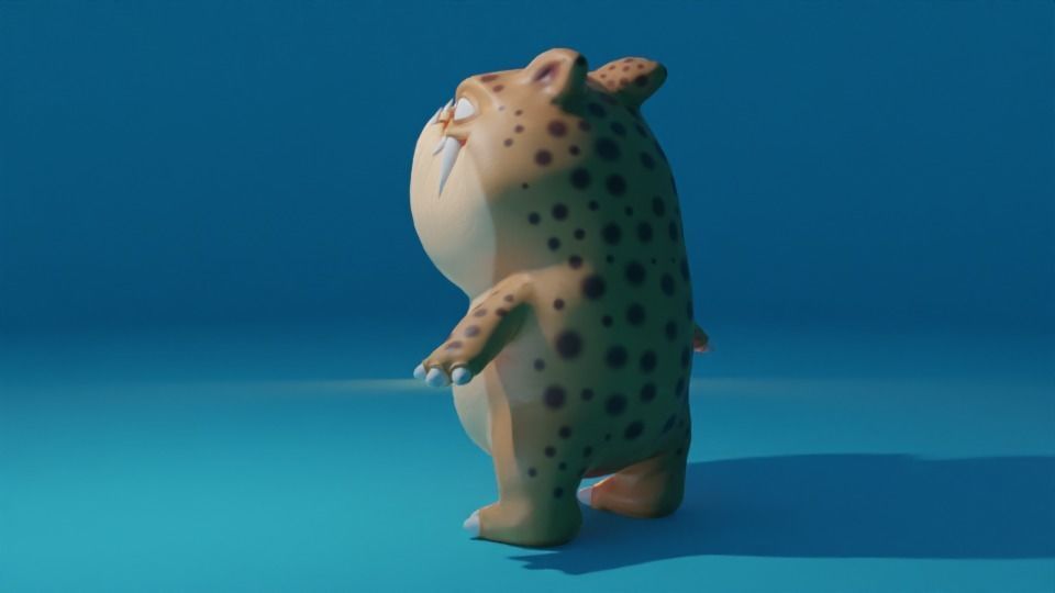 Character - Mino Low-poly 3D model_7