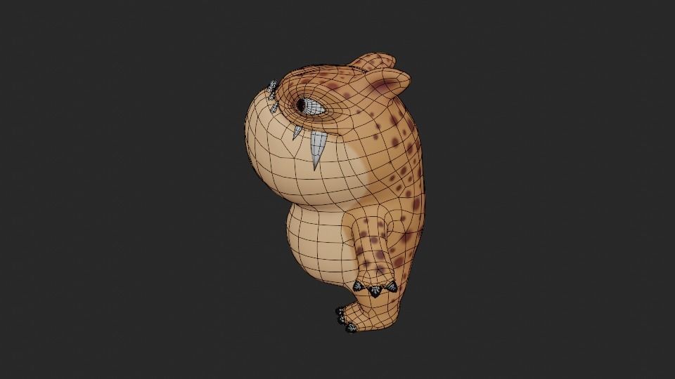 Character - Mino Low-poly 3D model_14