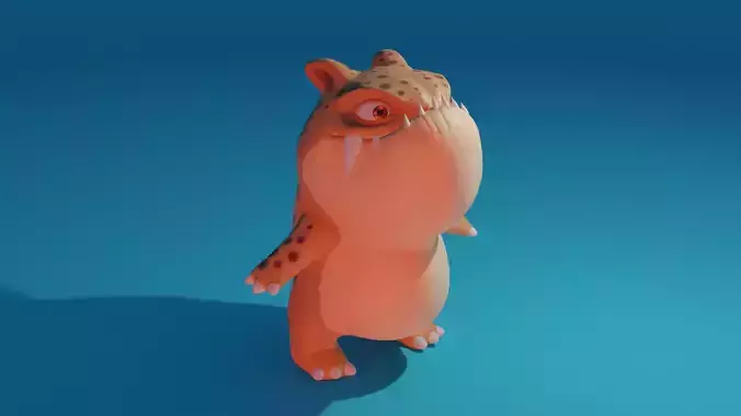 Character - Mino Low-poly 3D model
