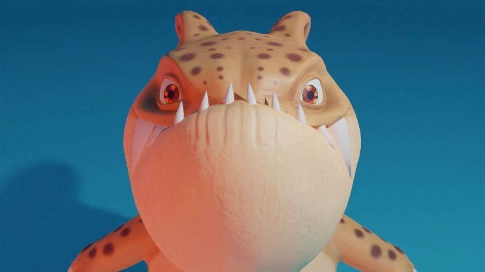 Character - Mino Low-poly 3D model_10