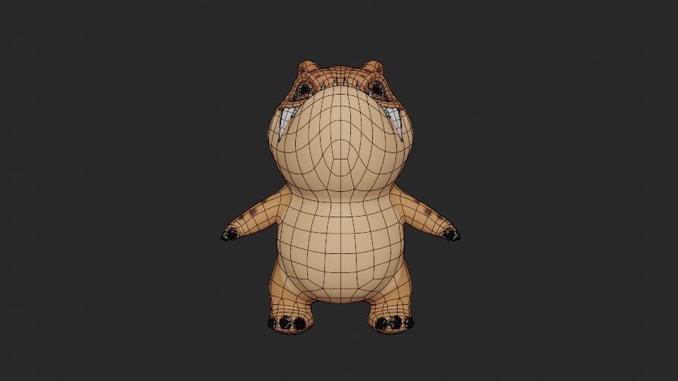 Character - Mino Low-poly 3D model_12