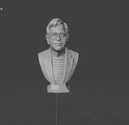 Elton John 3D print model