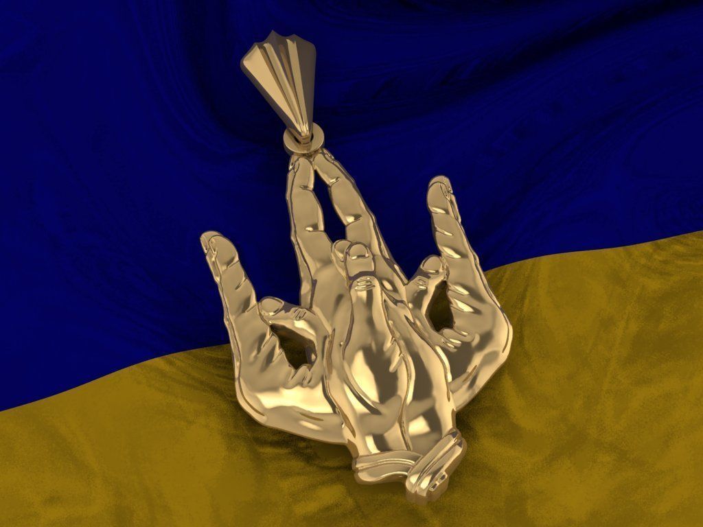 Ukrainian Trident 3D print model_2