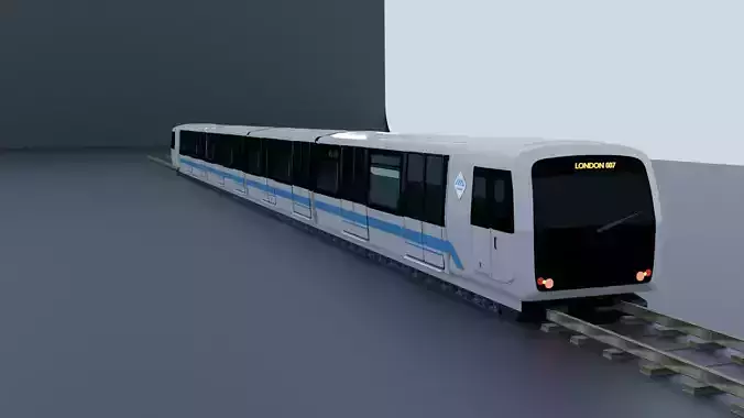 subway animation and door opening Low-poly 3D model