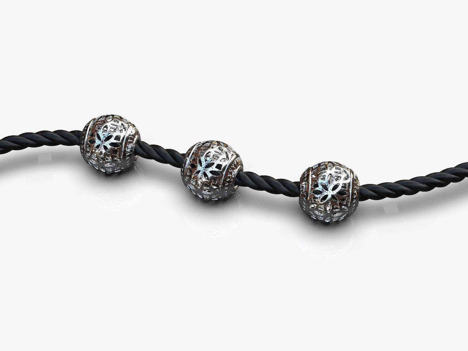 10 Spherical beads 3D print model_2