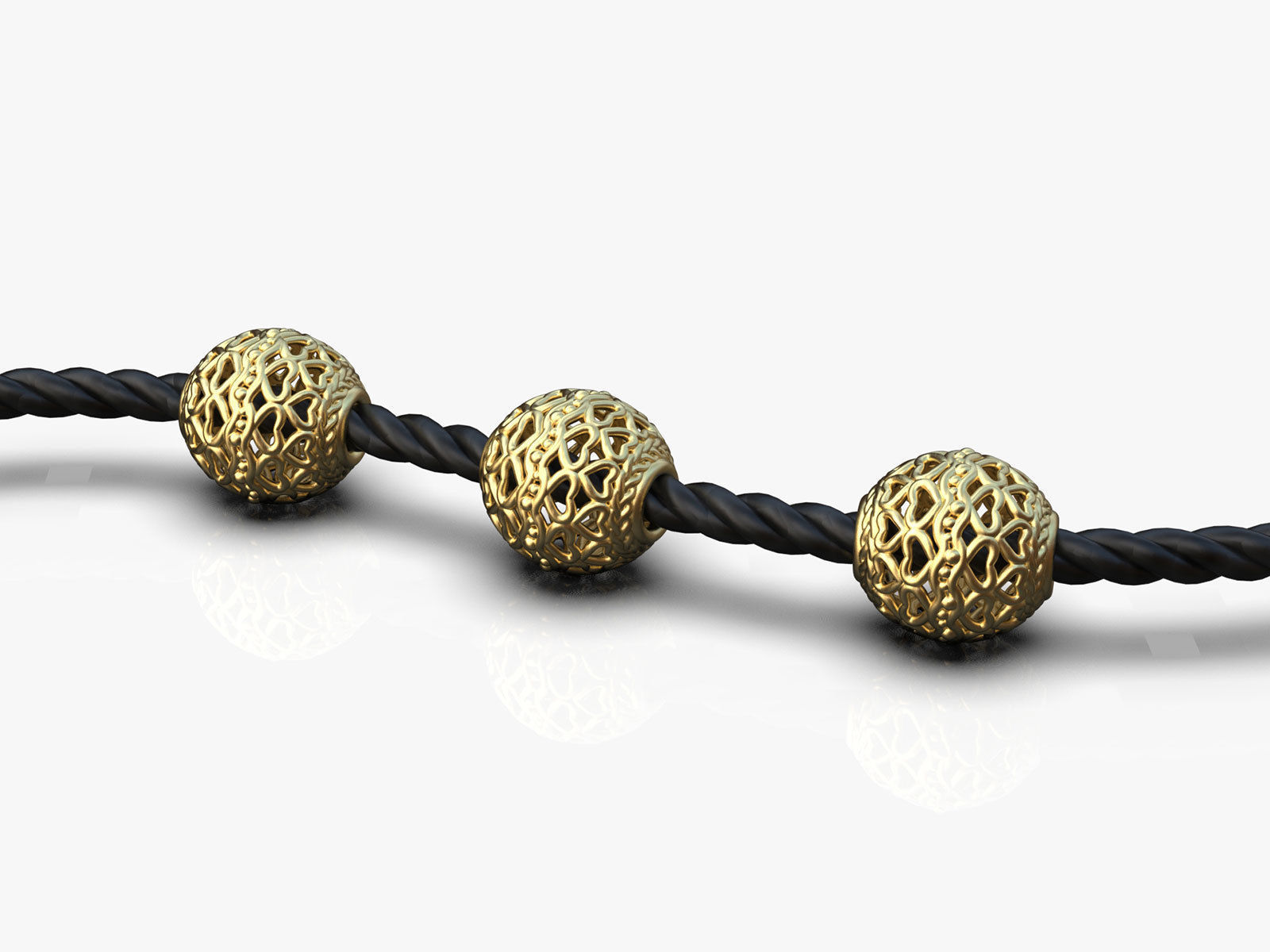 10 Spherical beads 3D print model_39