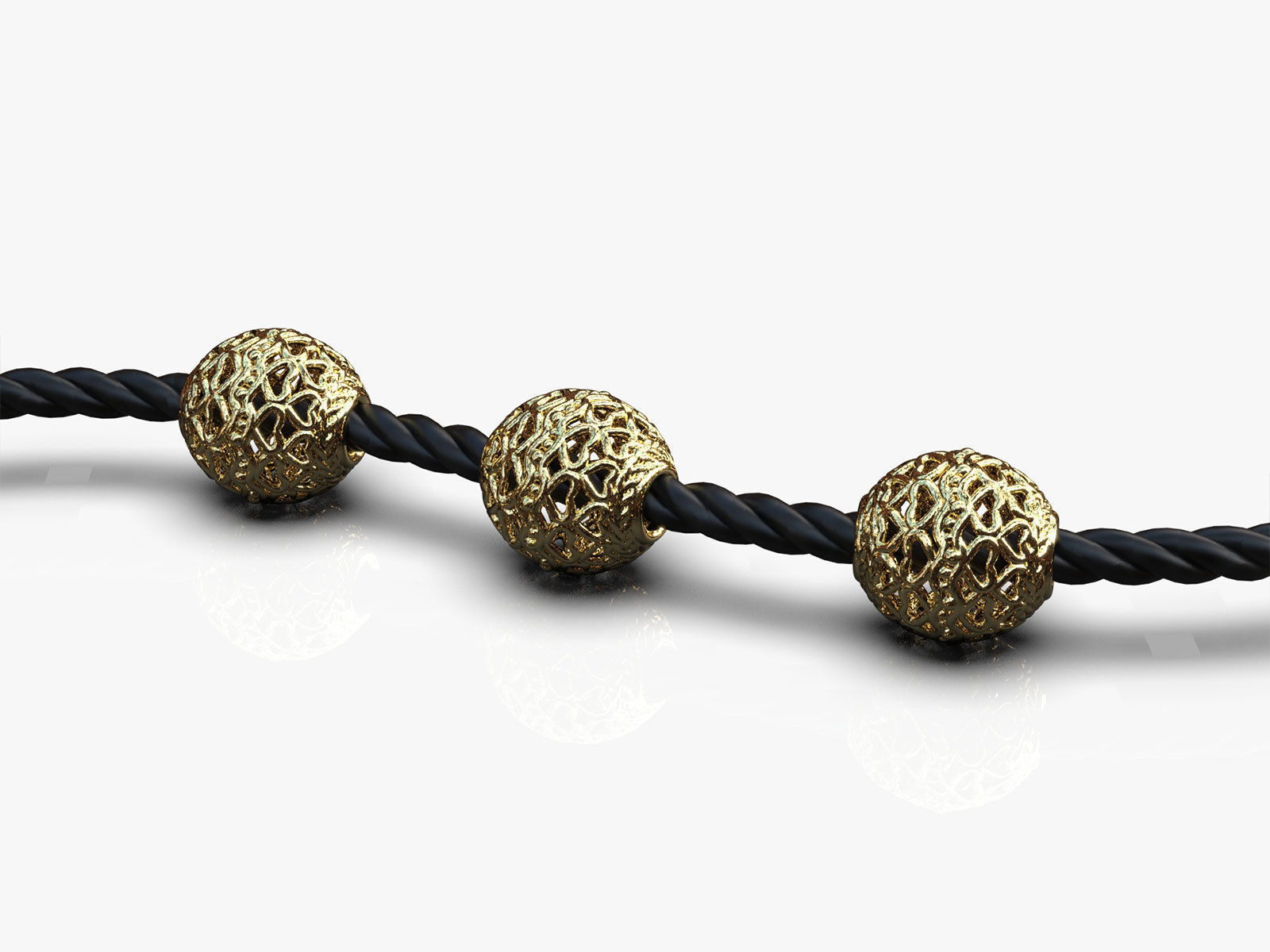 10 Spherical beads 3D print model_37