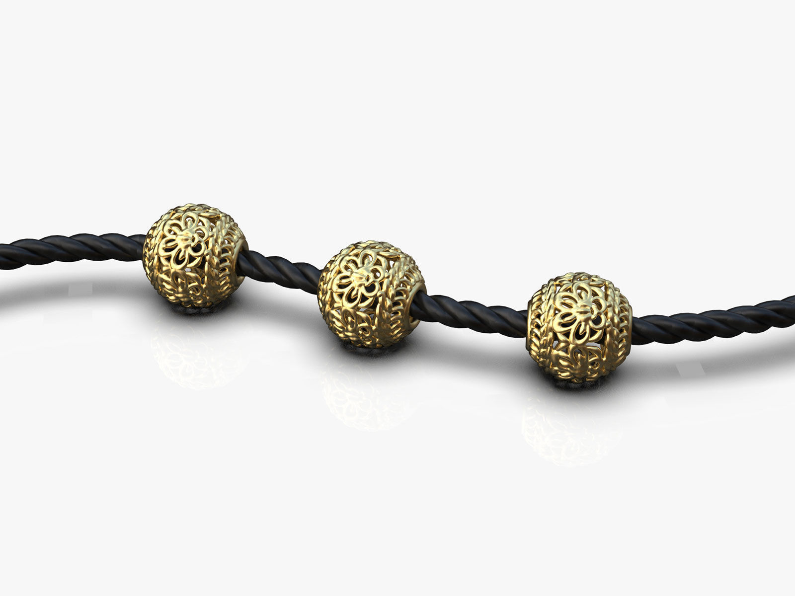 10 Spherical beads 3D print model_7