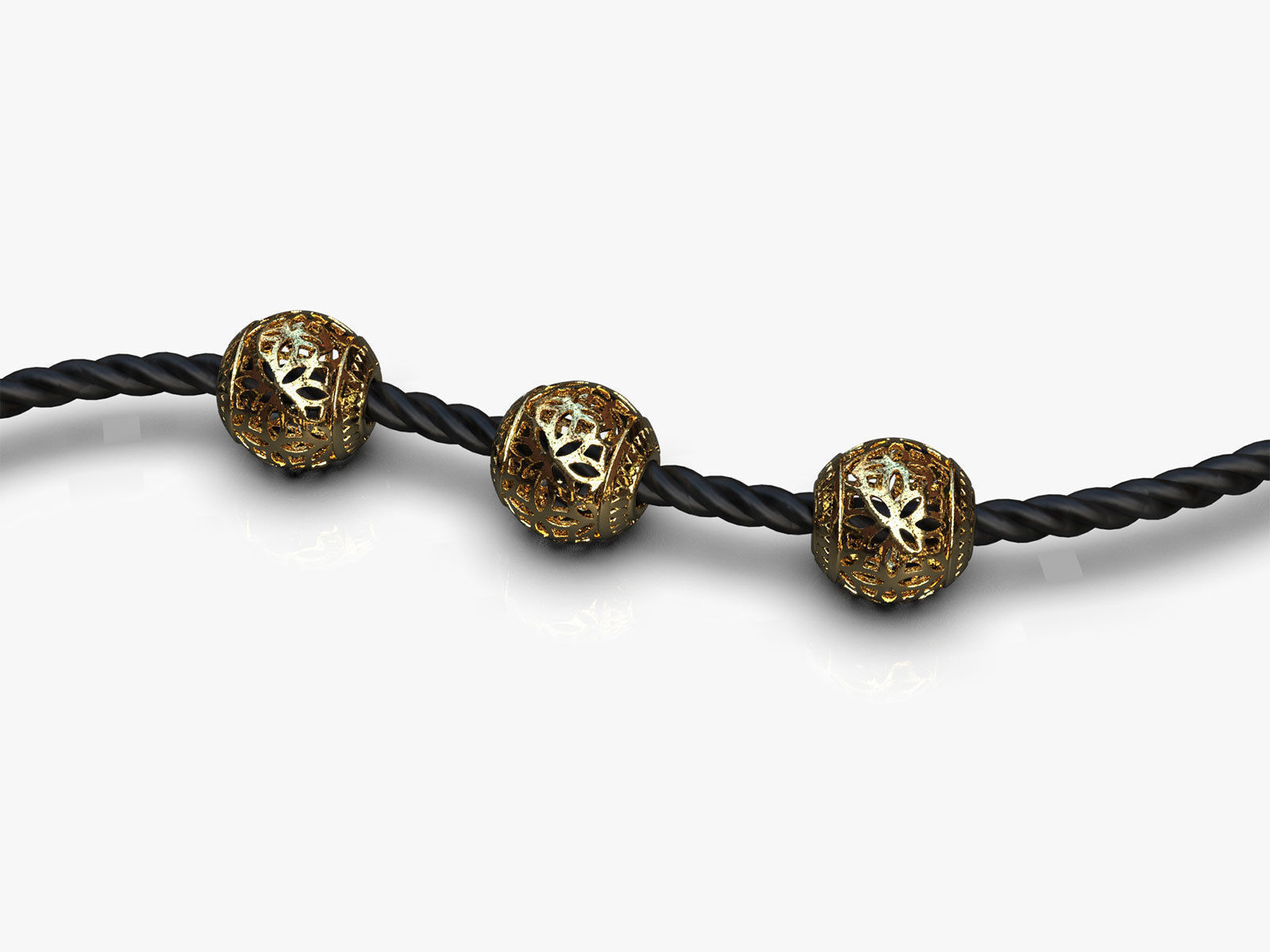 10 Spherical beads 3D print model_1