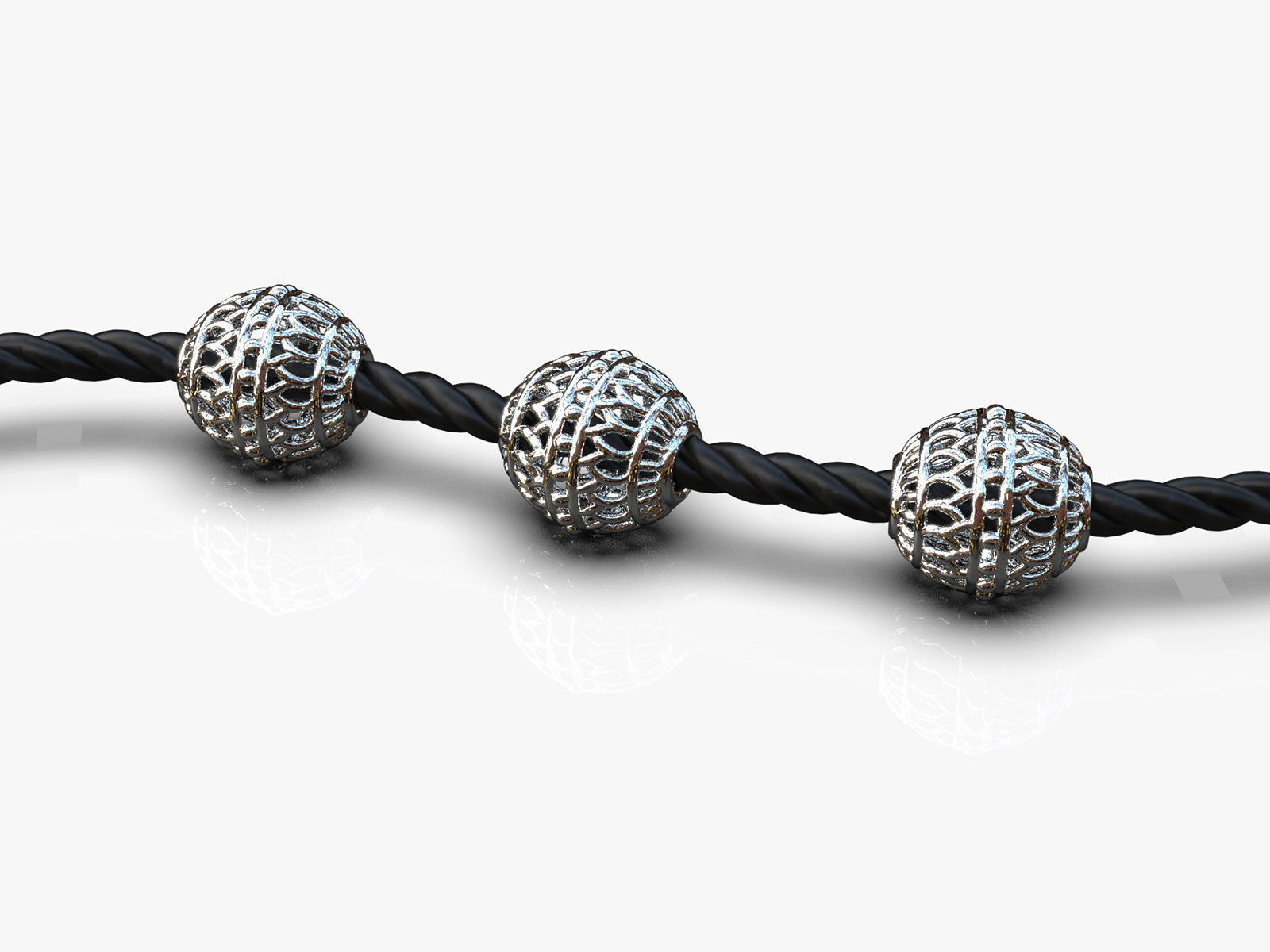 10 Spherical beads 3D print model_34