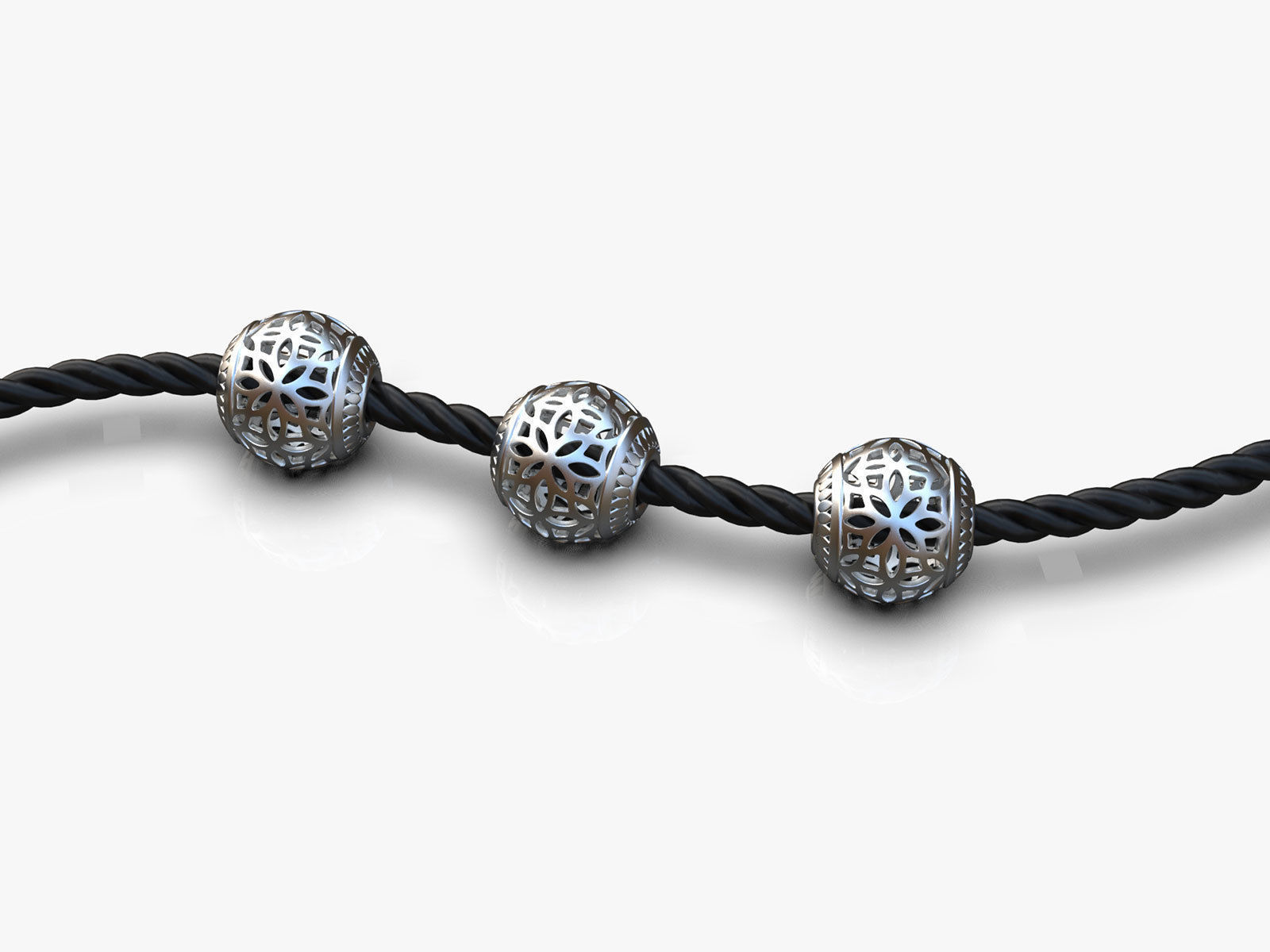 10 Spherical beads 3D print model_4