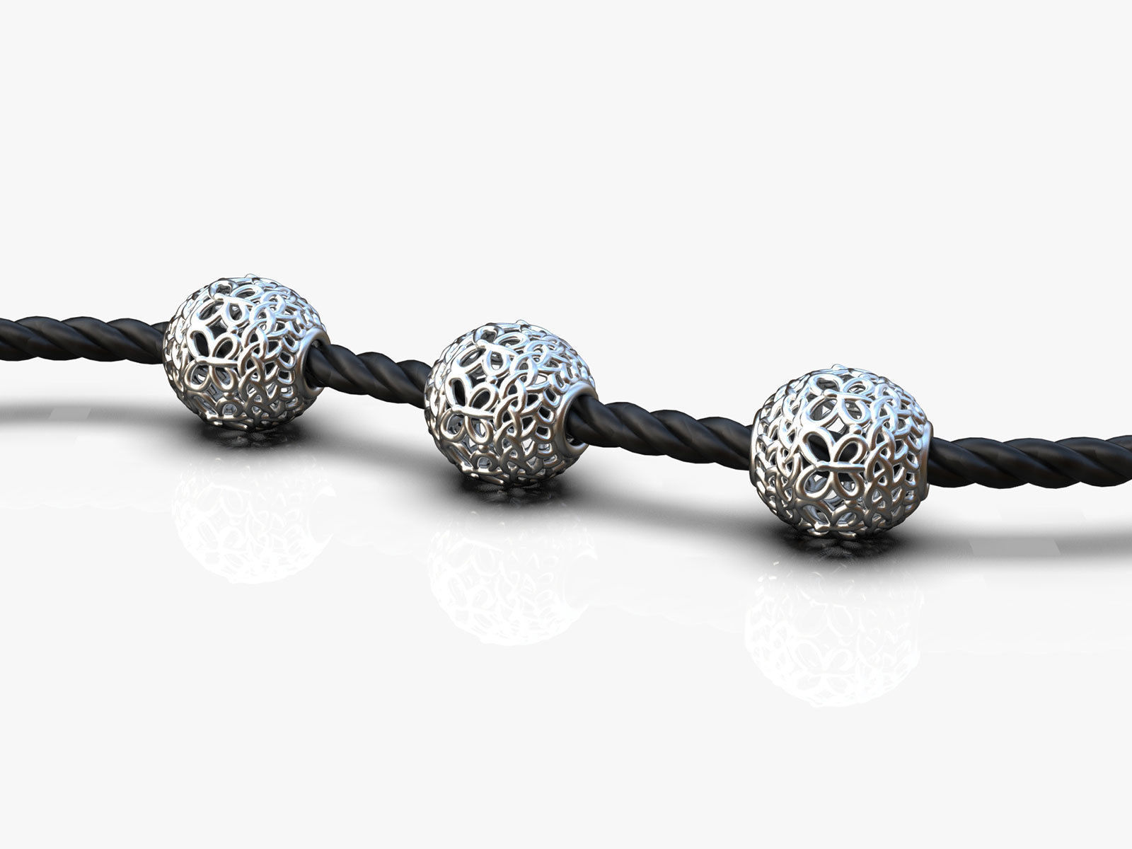 10 Spherical beads 3D print model_24