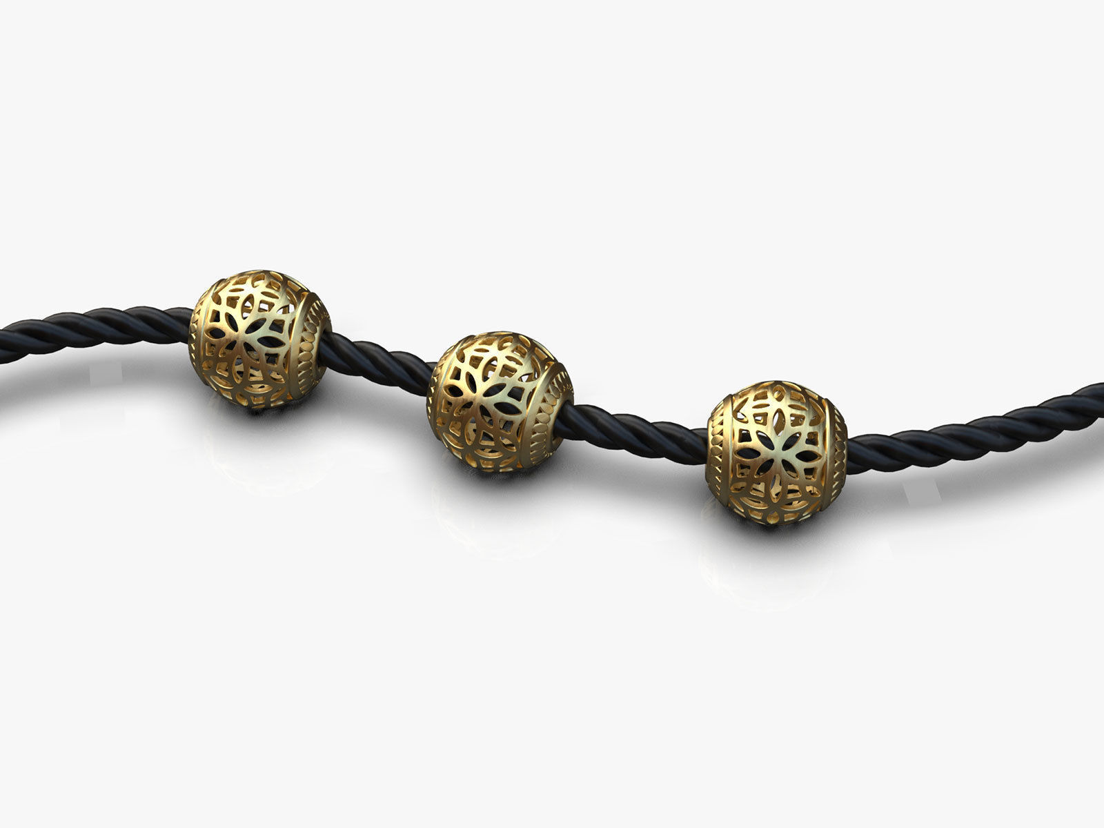 10 Spherical beads 3D print model_3