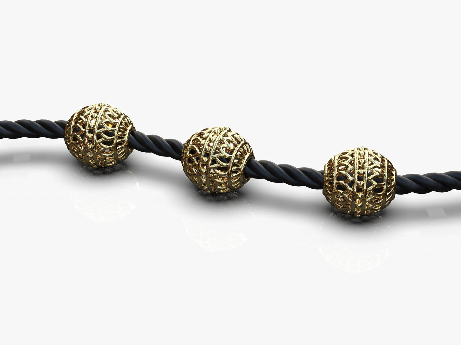 10 Spherical beads 3D print model_33