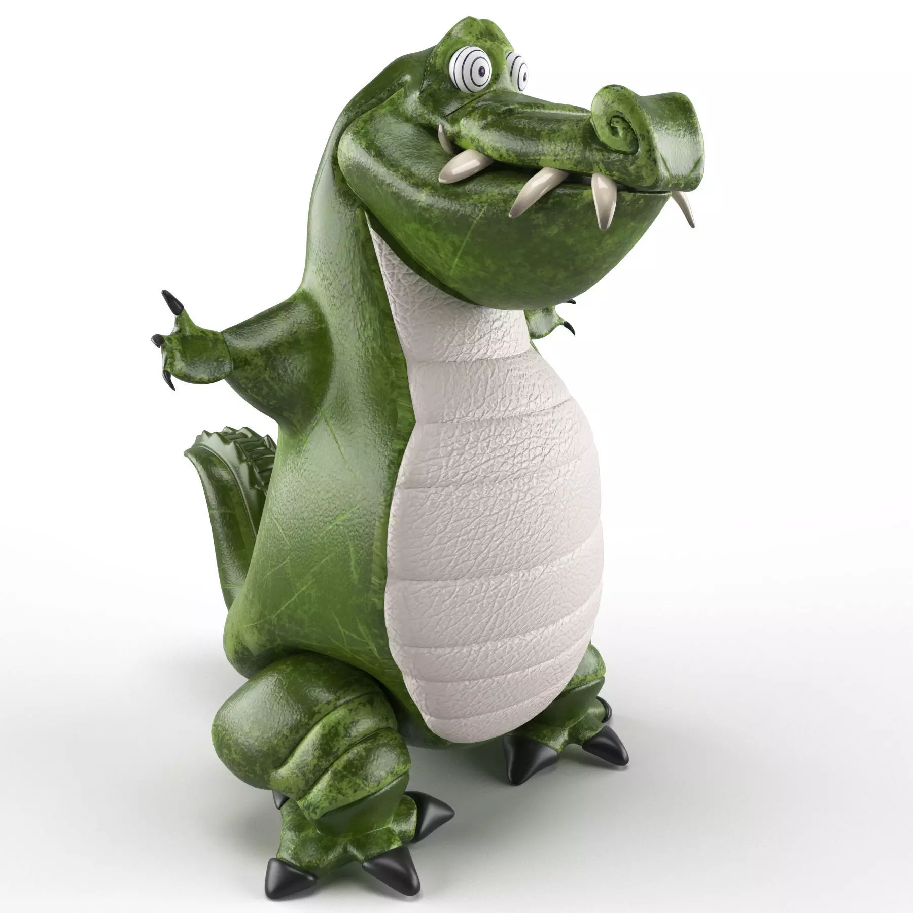 Crocodile Tik Tak 3D model