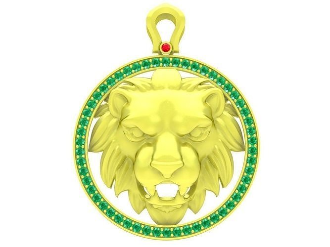 diamond tiger pendant 3962 3D print model