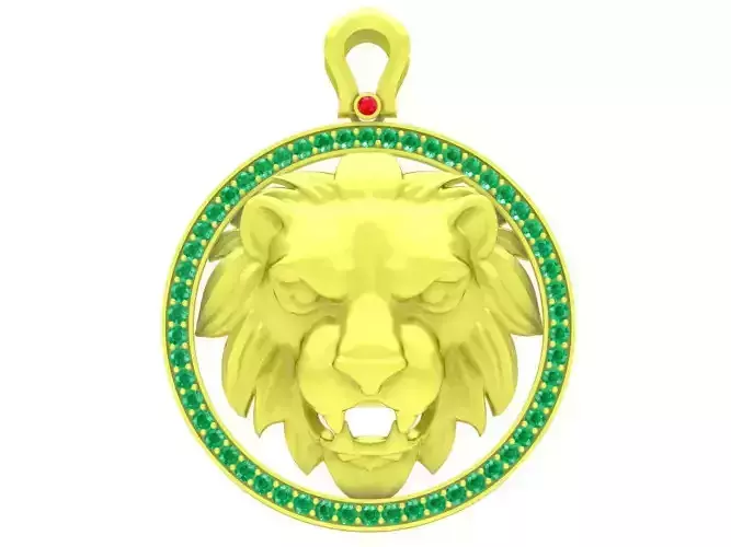 diamond tiger pendant 3962