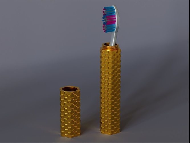 Travel Tooth brush Case 07 3D print model