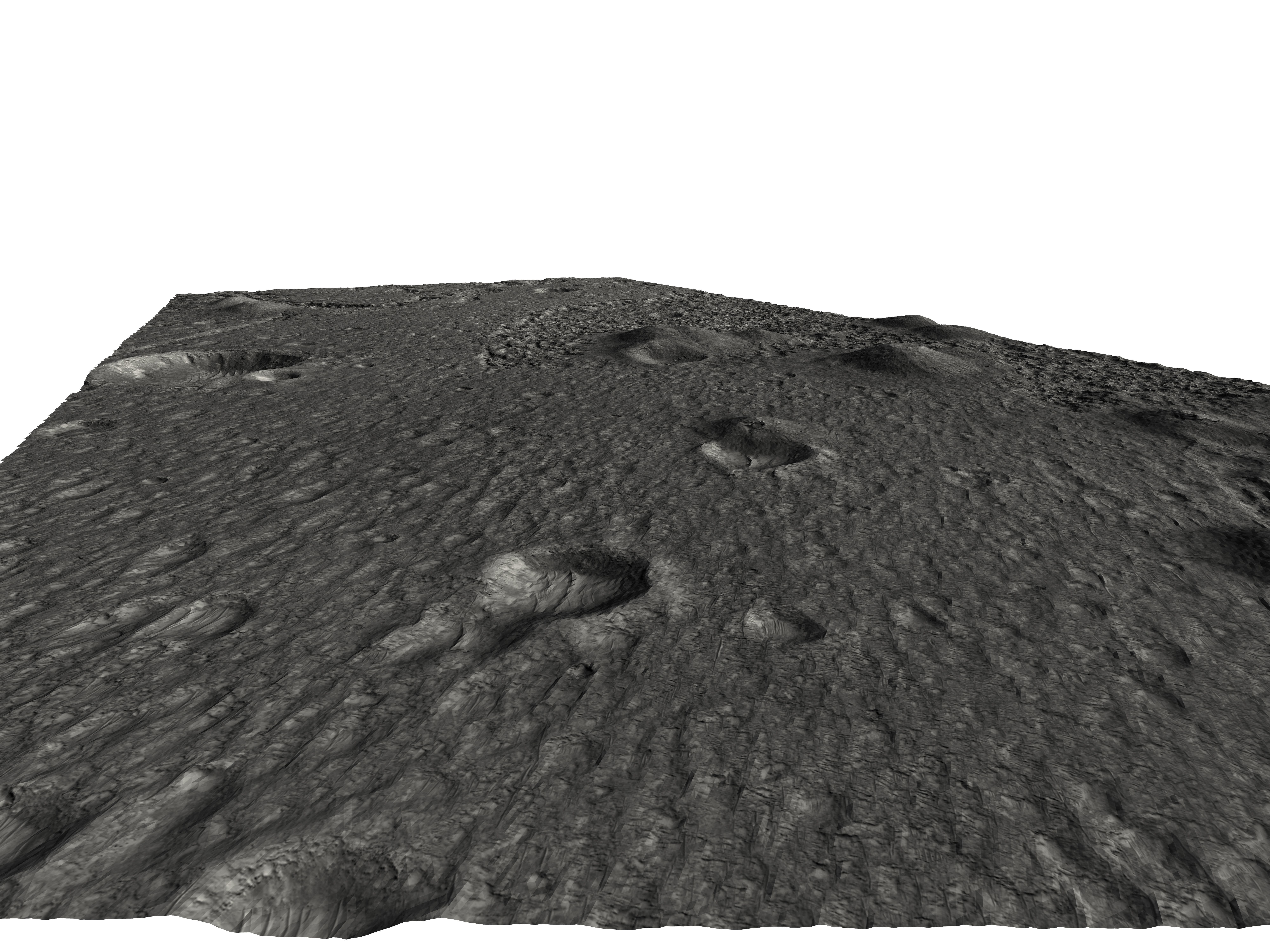 MARS VR - Cones on Crater Floor in Terra Sirenum 3D model_3