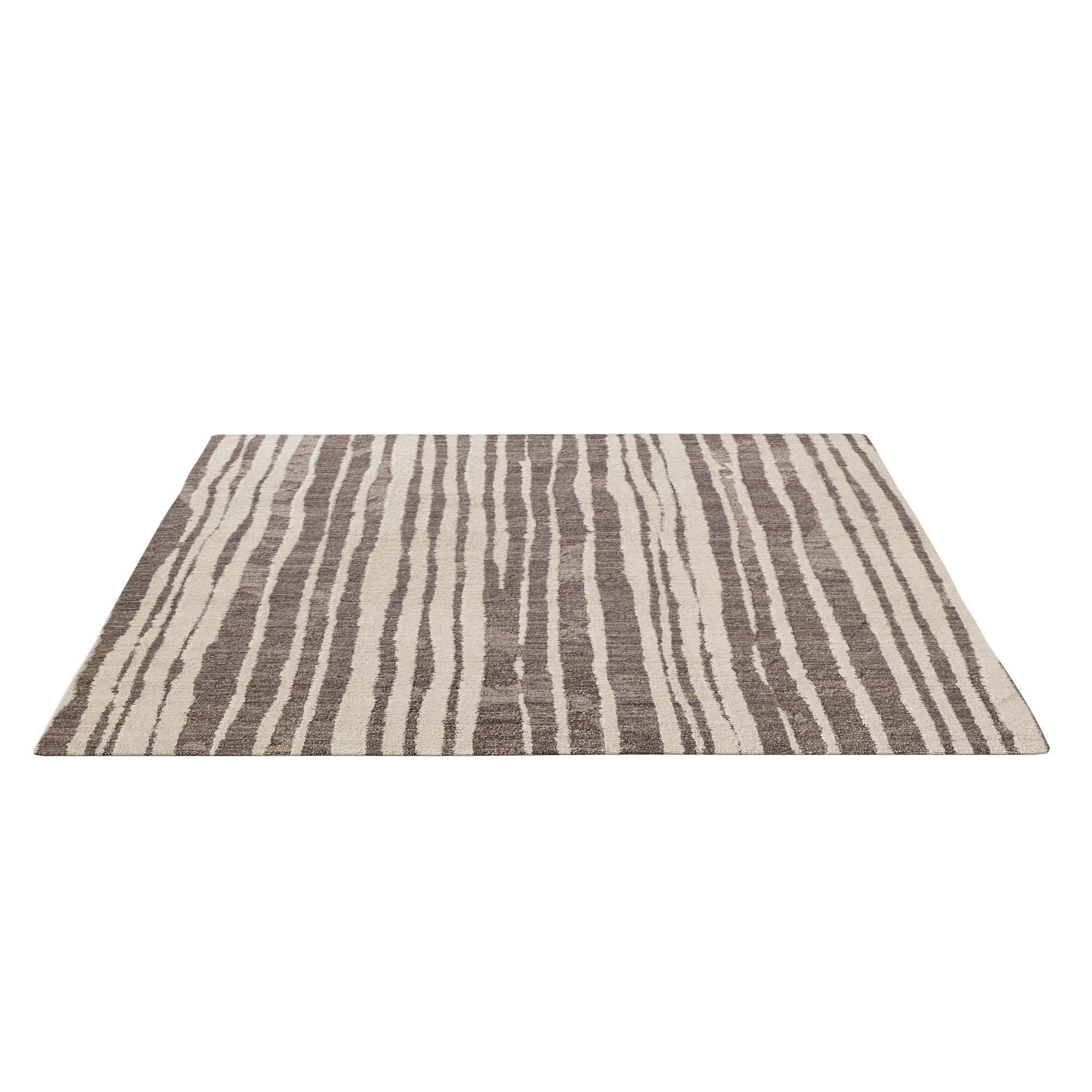 RHADA HAND-KNOTTED WOOL RUG 3D model_2