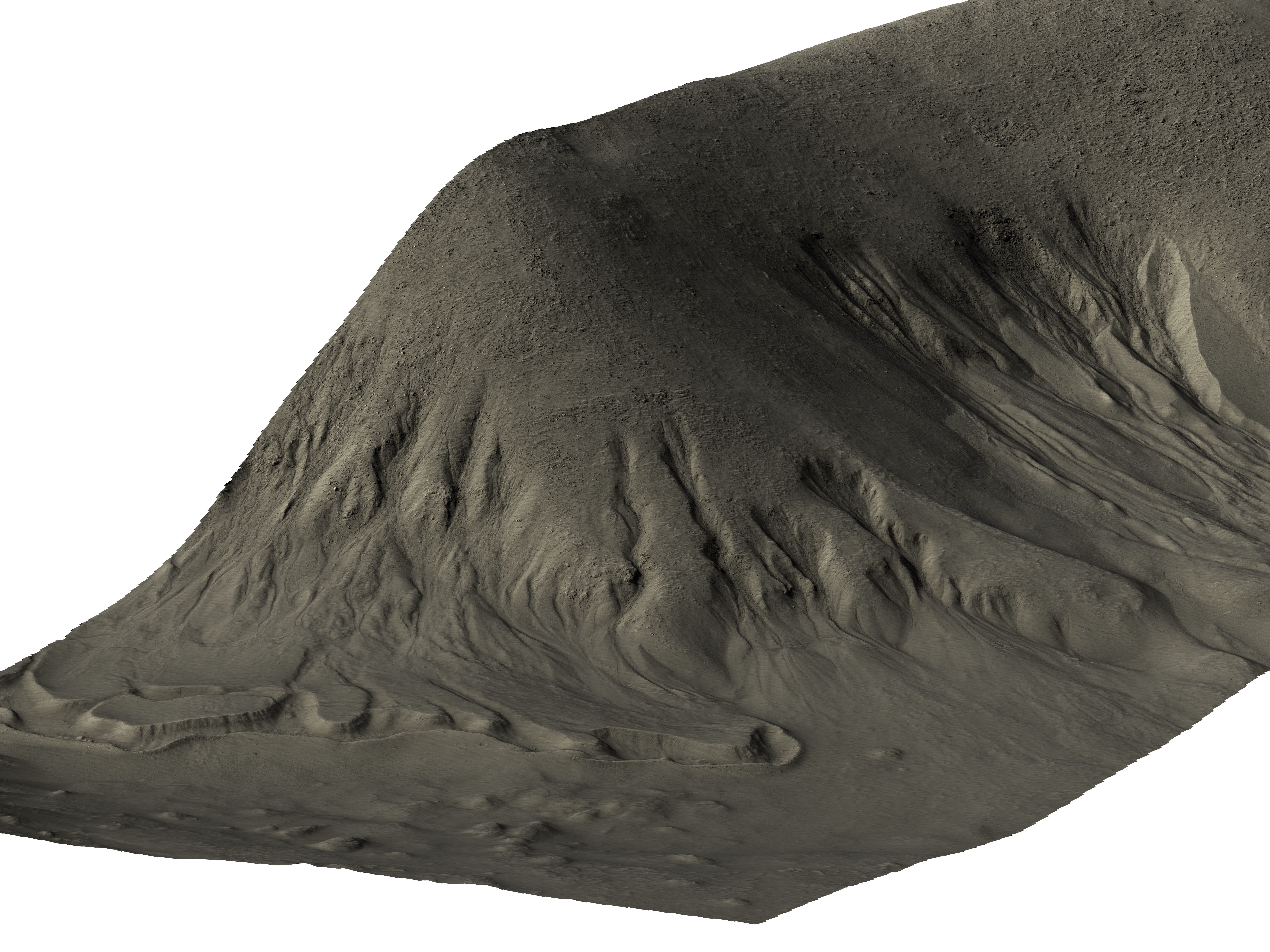 MARS VR - Gullies in Nereidum Montes 3D model_2