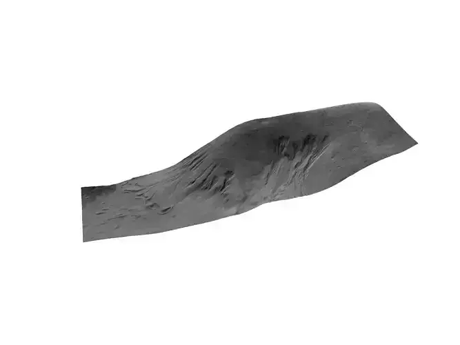 MARS VR - Gullies in Nereidum Montes 3D model