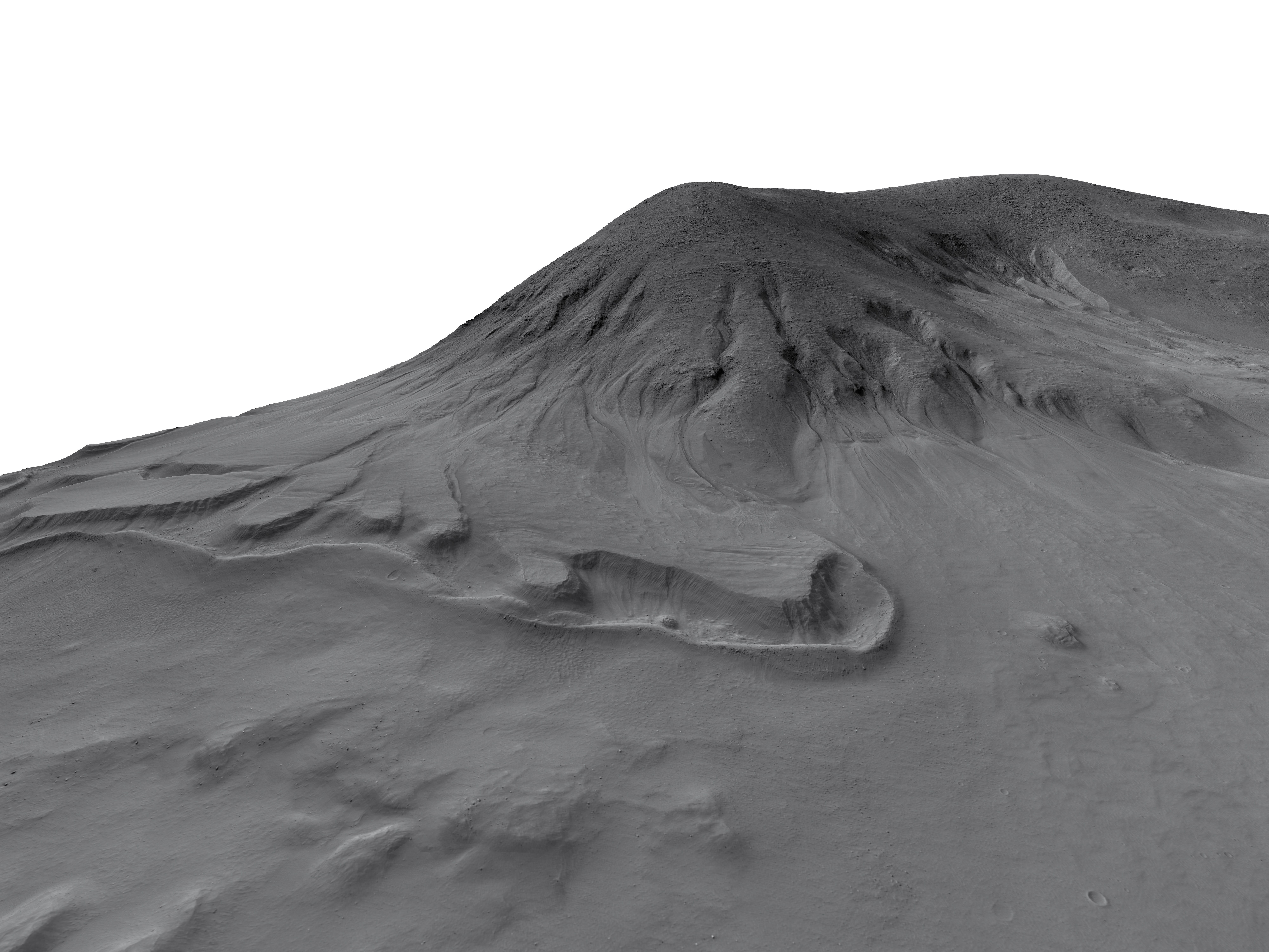 MARS VR - Gullies in Nereidum Montes 3D model_1