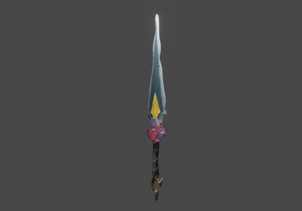 Zeloeman Sword A 70 Low-poly 3D model_16