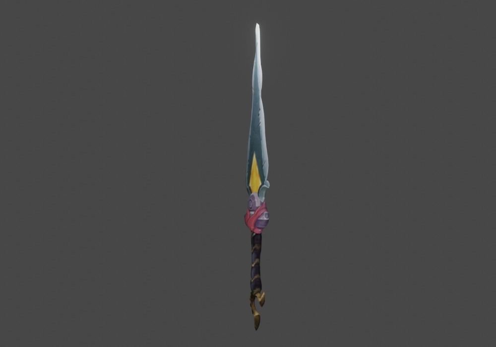 Zeloeman Sword A 70 Low-poly 3D model_15
