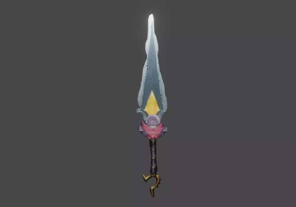 Zeloeman Sword A 70 Low-poly 3D model_0