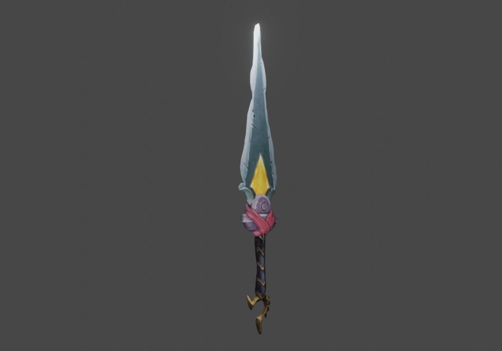 Zeloeman Sword A 70 Low-poly 3D model_8
