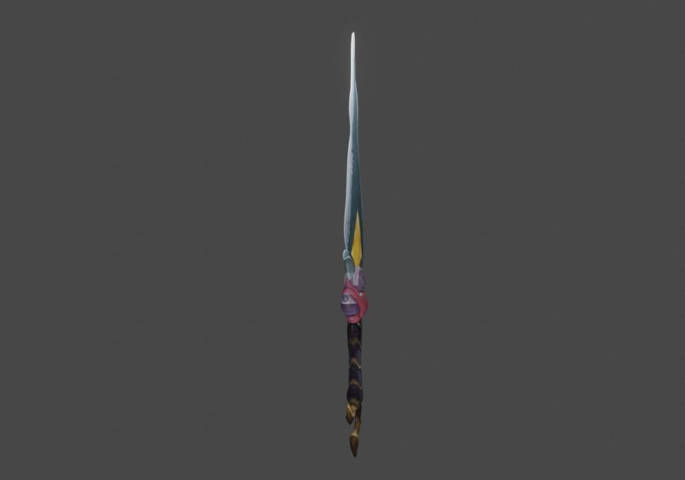 Zeloeman Sword A 70 Low-poly 3D model_11