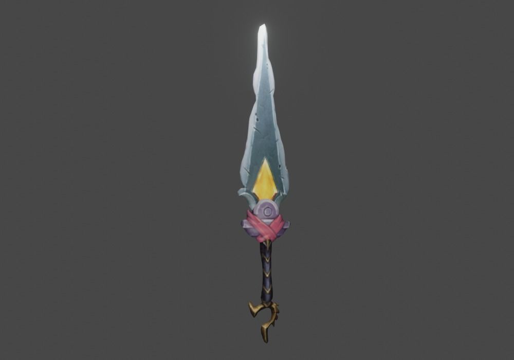 Zeloeman Sword A 70 Low-poly 3D model_5