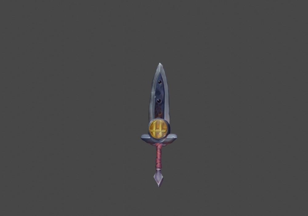 Zeloeman Sword A 69 Low-poly 3D model_21