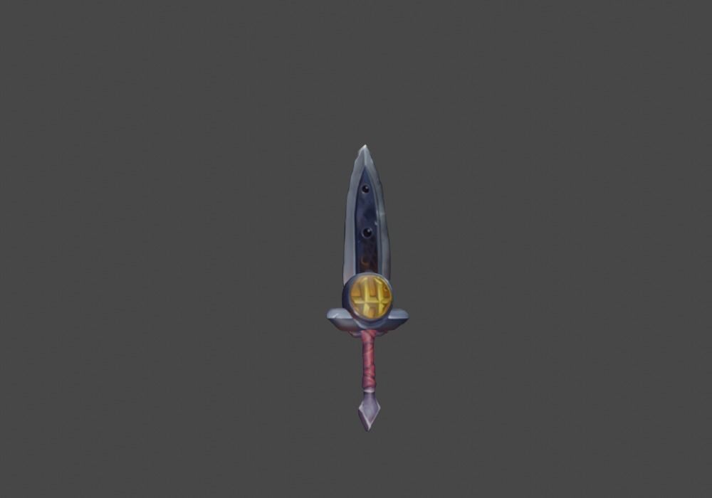 Zeloeman Sword A 69 Low-poly 3D model_5
