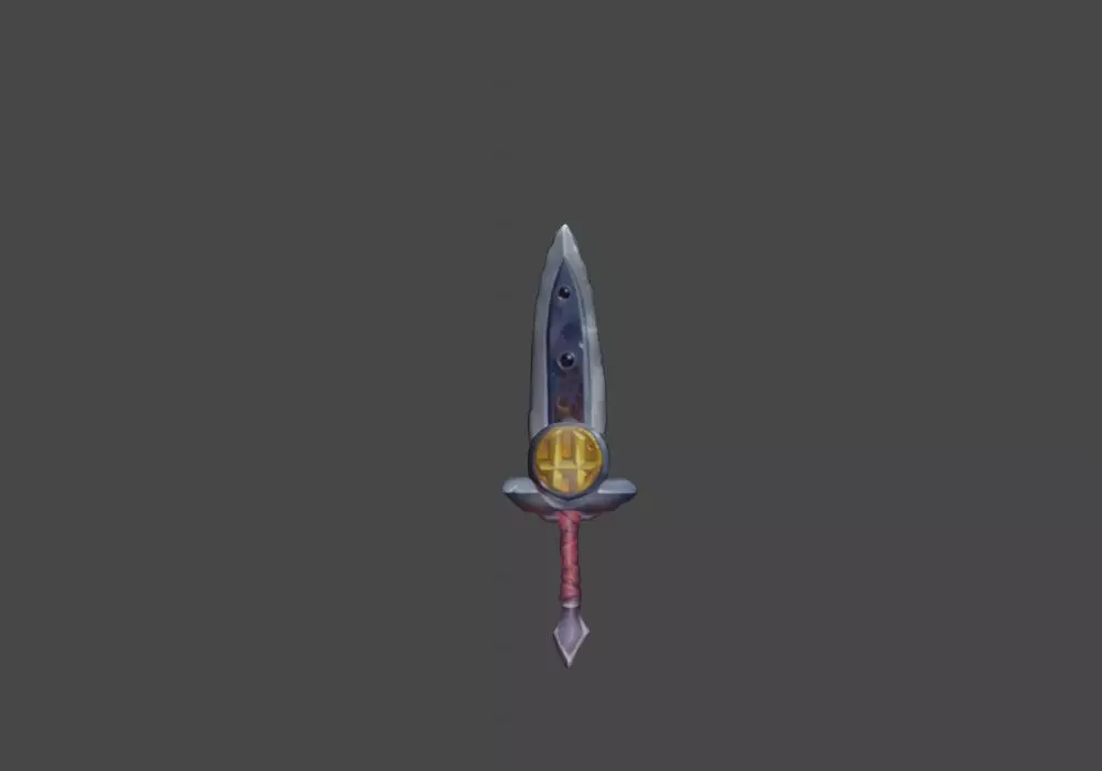 Zeloeman Sword A 69 Low-poly 3D model_0