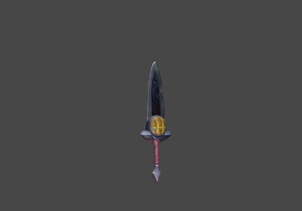 Zeloeman Sword A 69 Low-poly 3D model_7