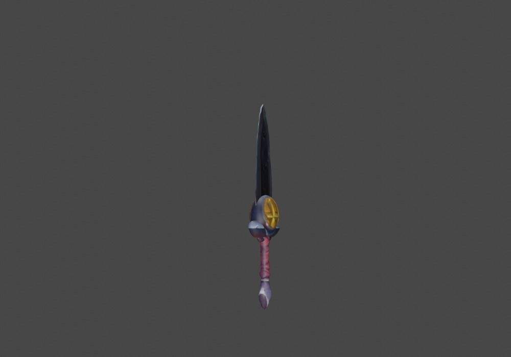 Zeloeman Sword A 69 Low-poly 3D model_10