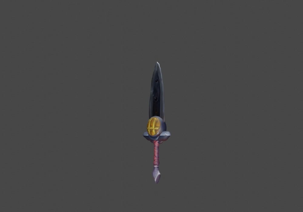 Zeloeman Sword A 69 Low-poly 3D model_17