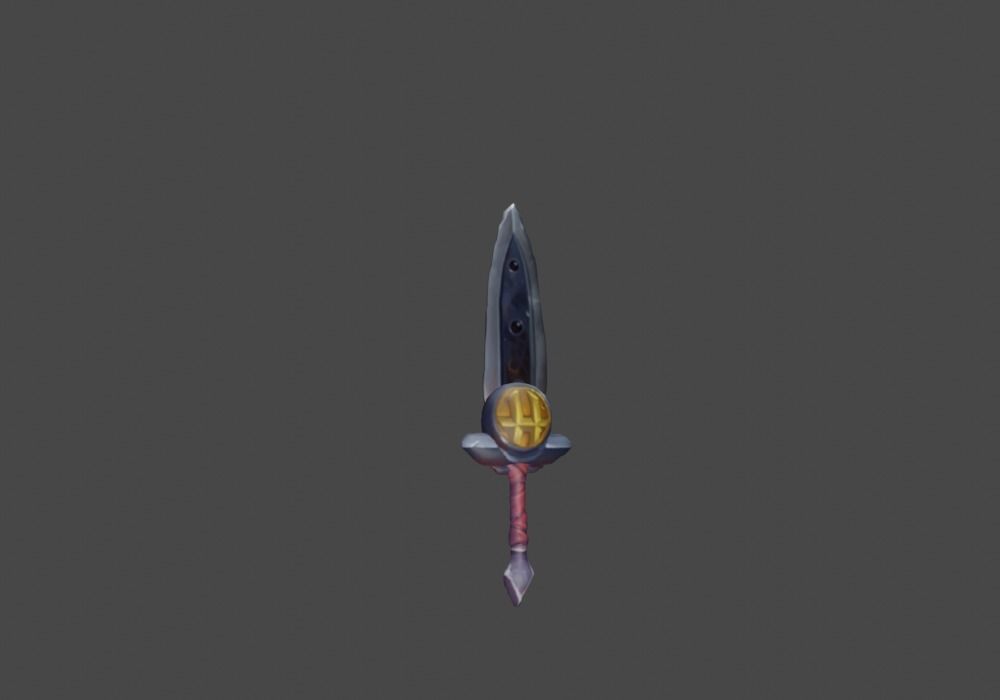 Zeloeman Sword A 69 Low-poly 3D model_6