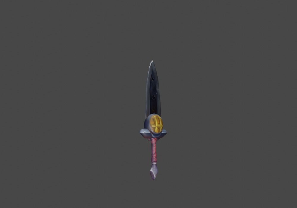 Zeloeman Sword A 69 Low-poly 3D model_8