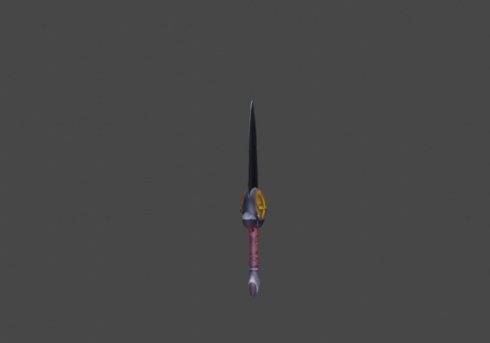 Zeloeman Sword A 69 Low-poly 3D model_11
