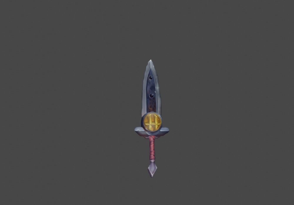 Zeloeman Sword A 69 Low-poly 3D model_4