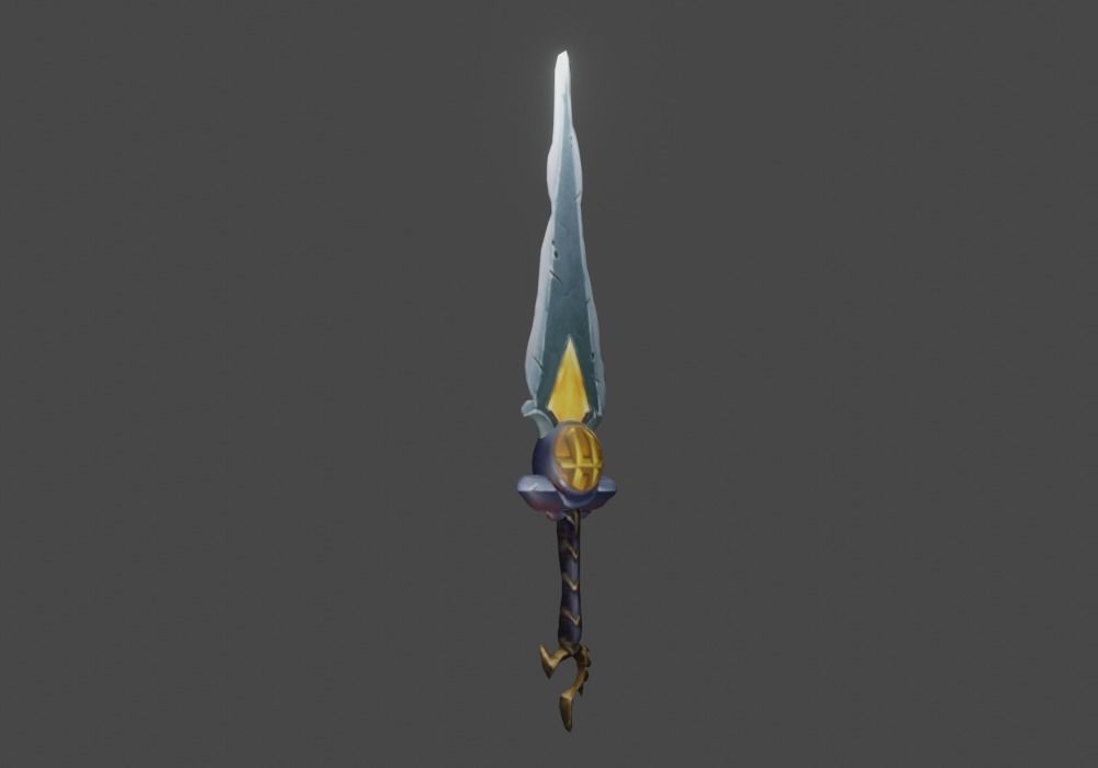 Zeloeman Sword A 63 Low-poly 3D model_8