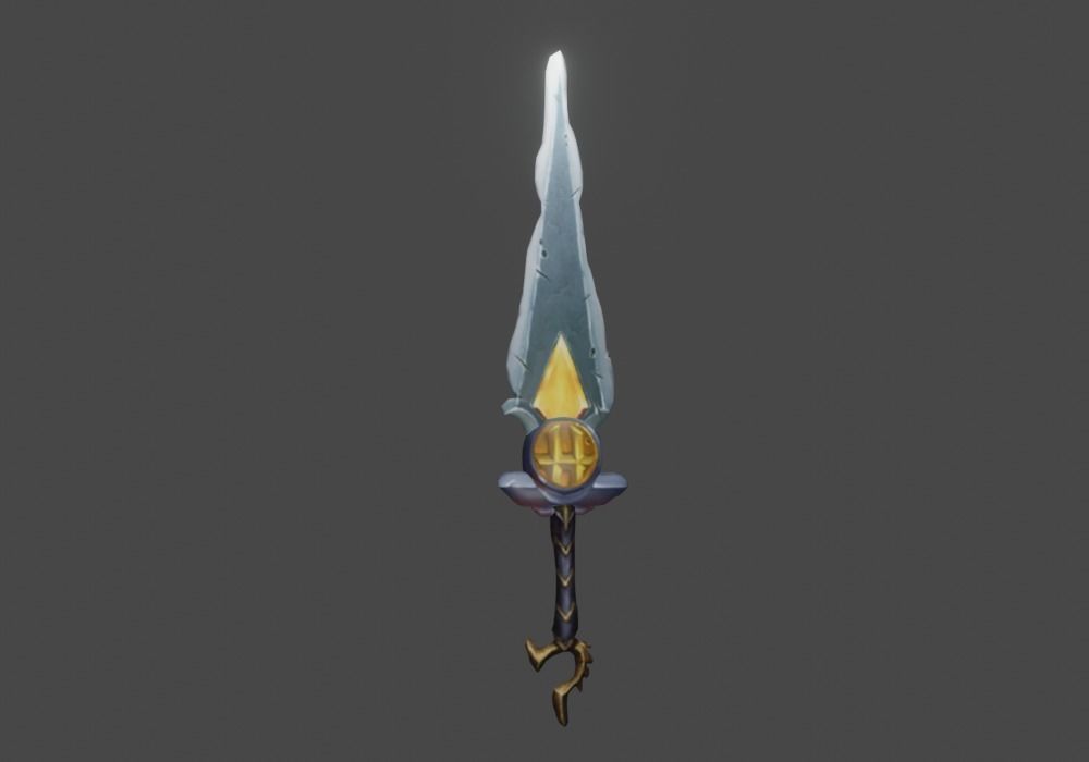 Zeloeman Sword A 63 Low-poly 3D model_4
